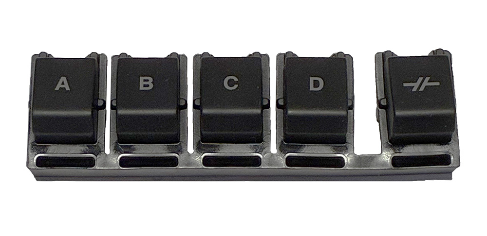 Button set, A-D, BREAK, Yamaha