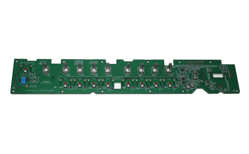 Panel board, left, Roland RD-88