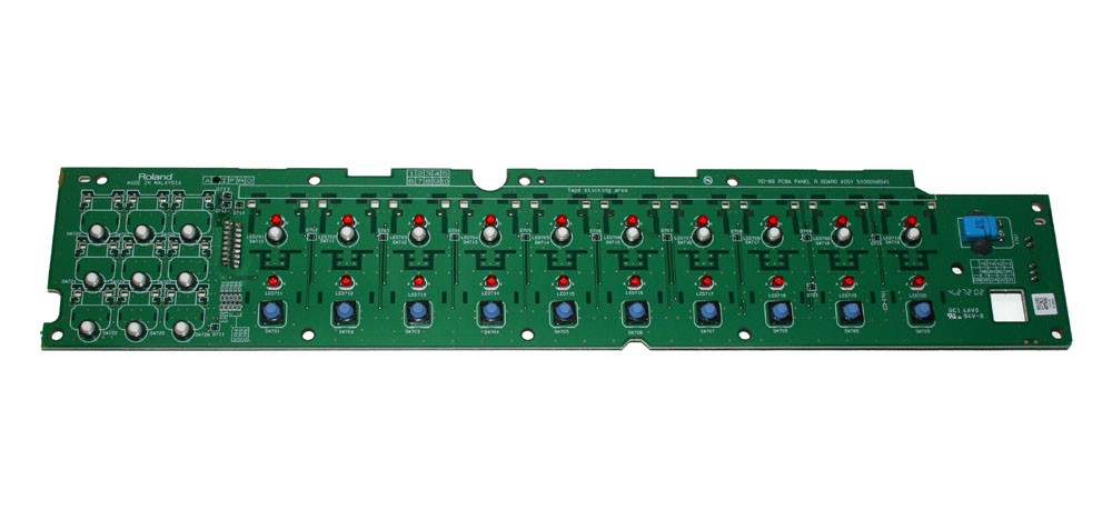 Panel board, right, Roland RD-88