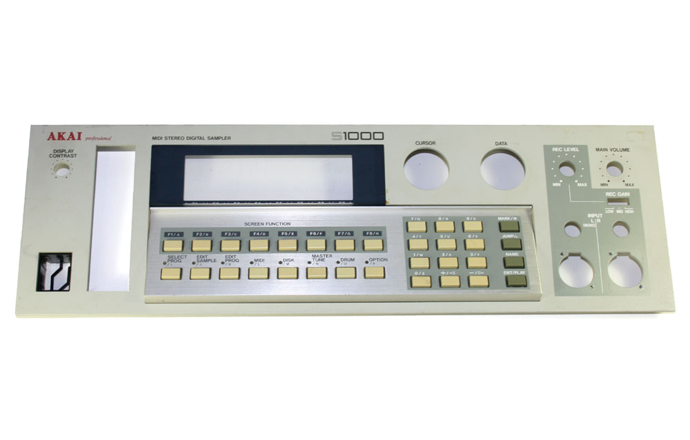 Face plate, Akai S1000