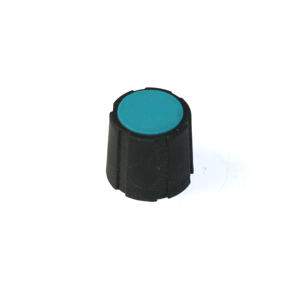 Encoder knob, with blue face, Peavey