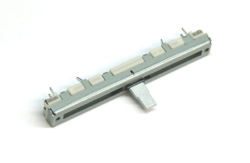 Slide potentiometer, 10KB, 45mm with center detent