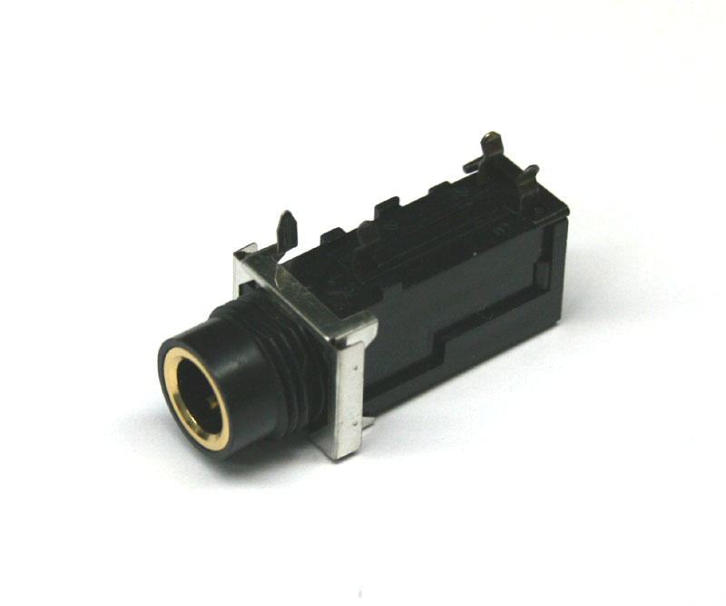 Phone jack, 1/4-inch, 3-pin PCB mount