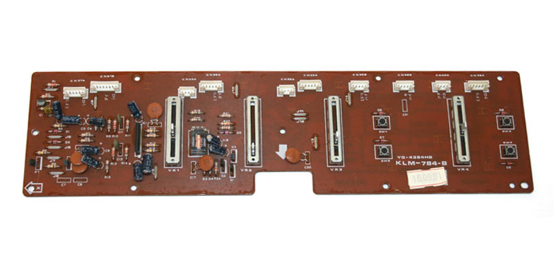 Panel board, left, Korg DSS-1