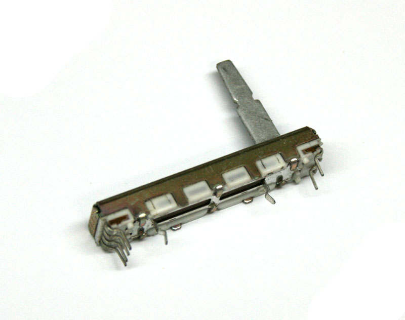 Slide potentiometer, 10KWx2
