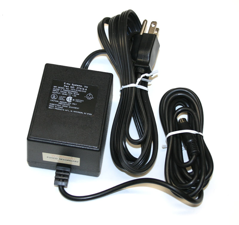 Power adapter, 18VAC