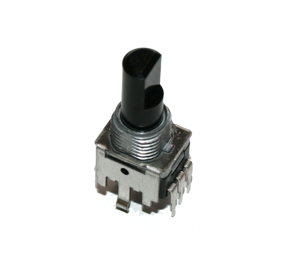 Potentiometer, 10KB rotary with center detent