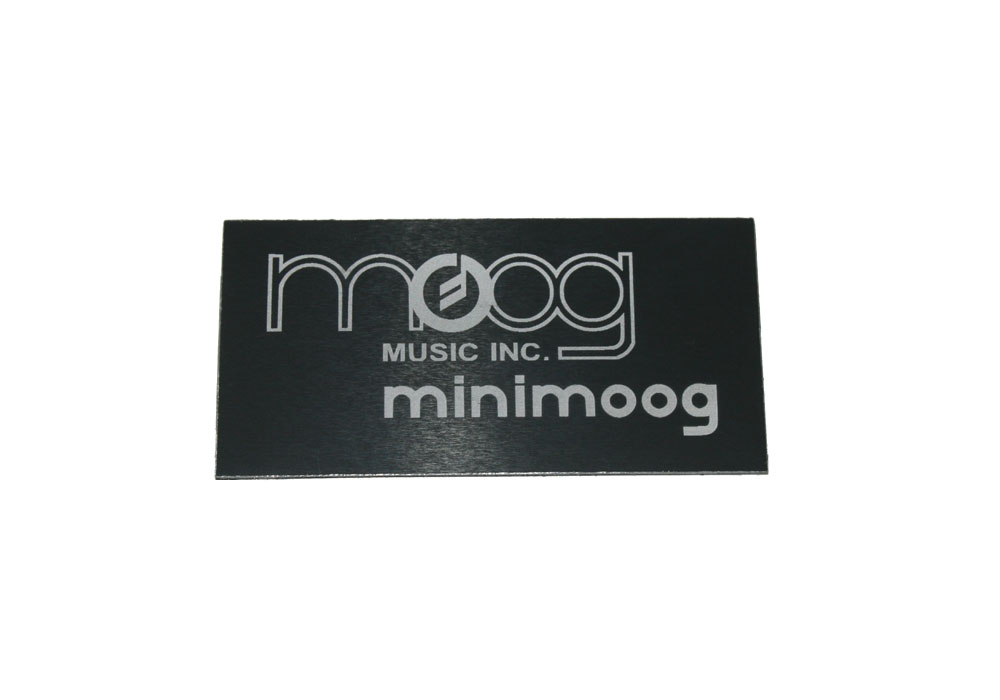 Name badge, Minimoog