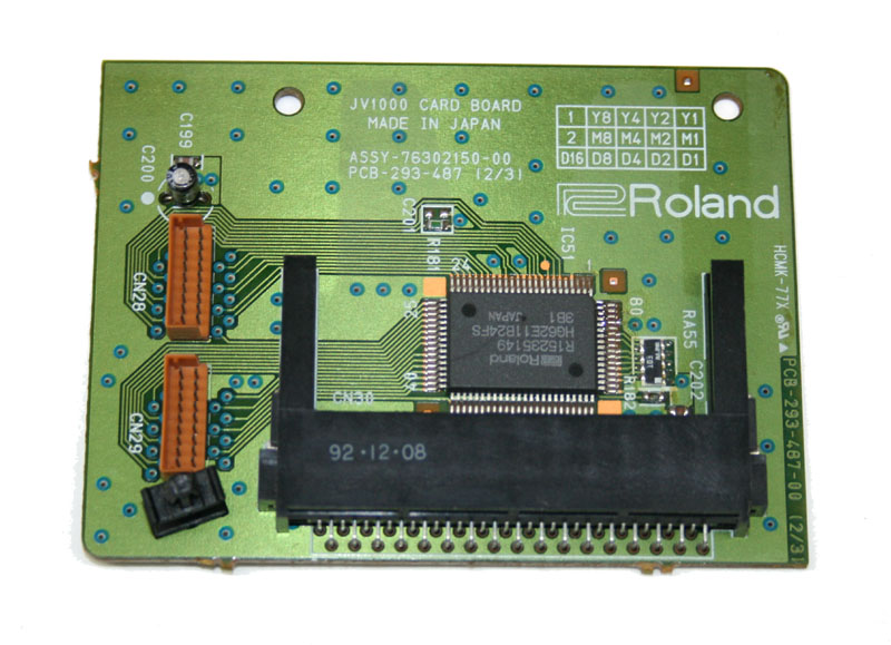 Memory card board, Roland