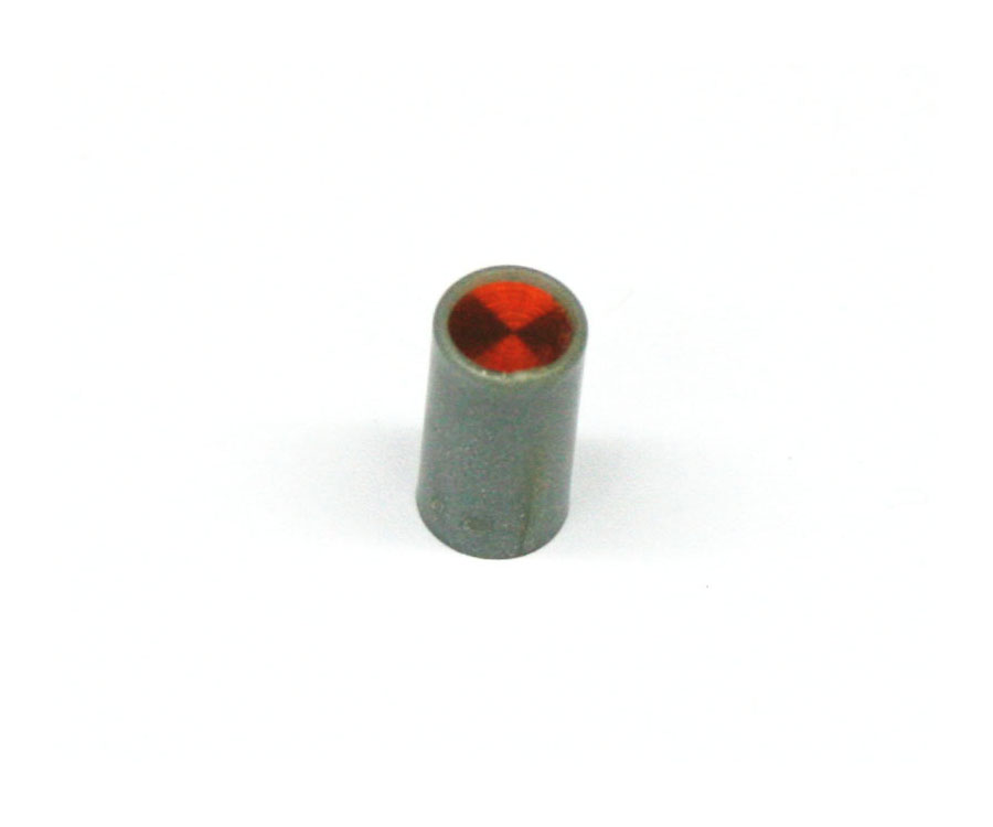 Slider knob, orange face, Moog
