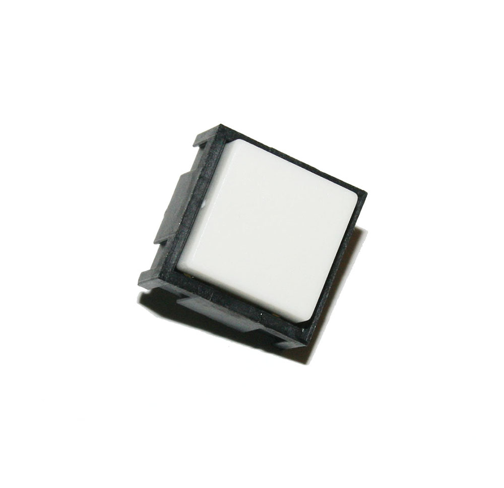 Pushbutton switch, white