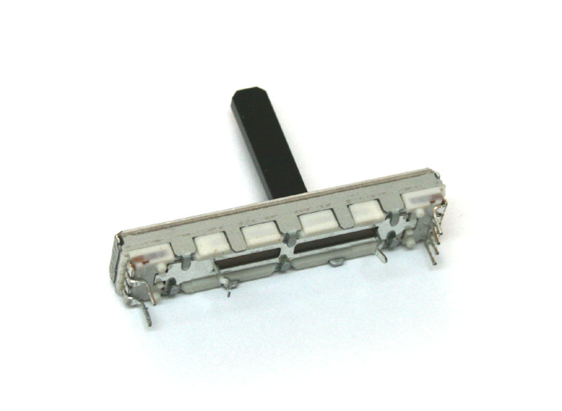 Slide potentiometer, 10KBx2, 30mm