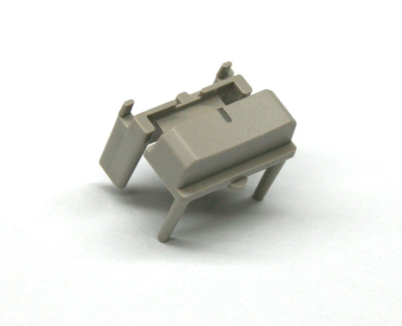 Button, tan with LED window, Korg