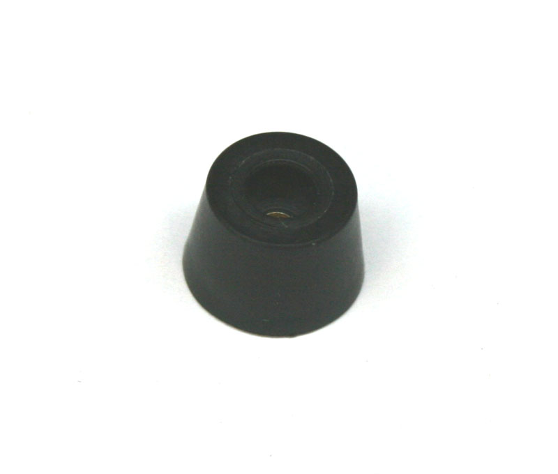 Rubber foot, 3/8-inch tall