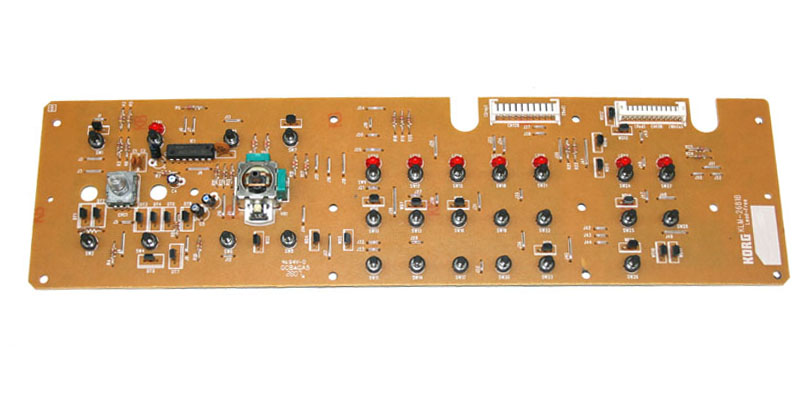 Panel board, right, Korg X50