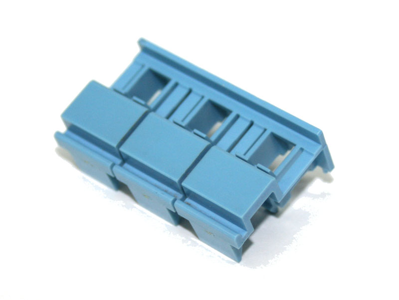 Button, blue, triple, for Roland Juno-106