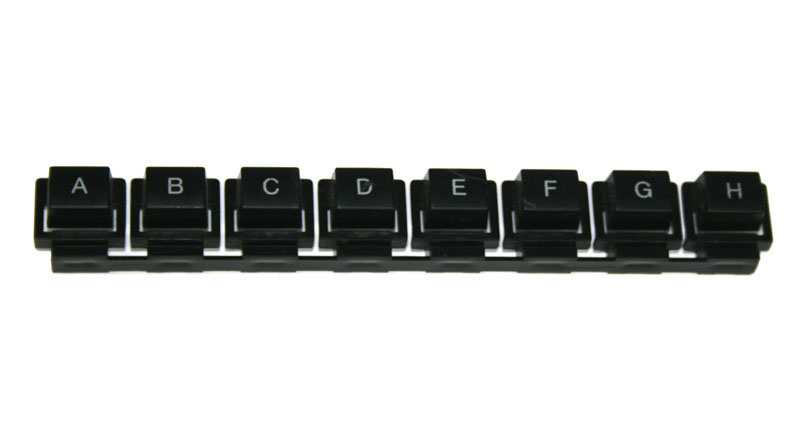 Button set, A-H, Yamaha