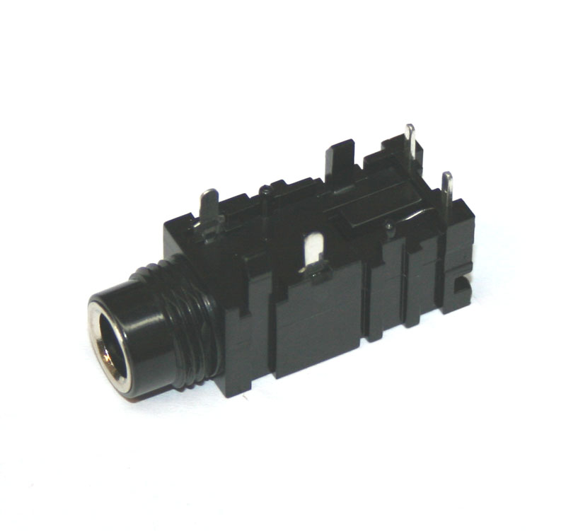 Phone jack, 1/4-inch, 4-pin PCB mount