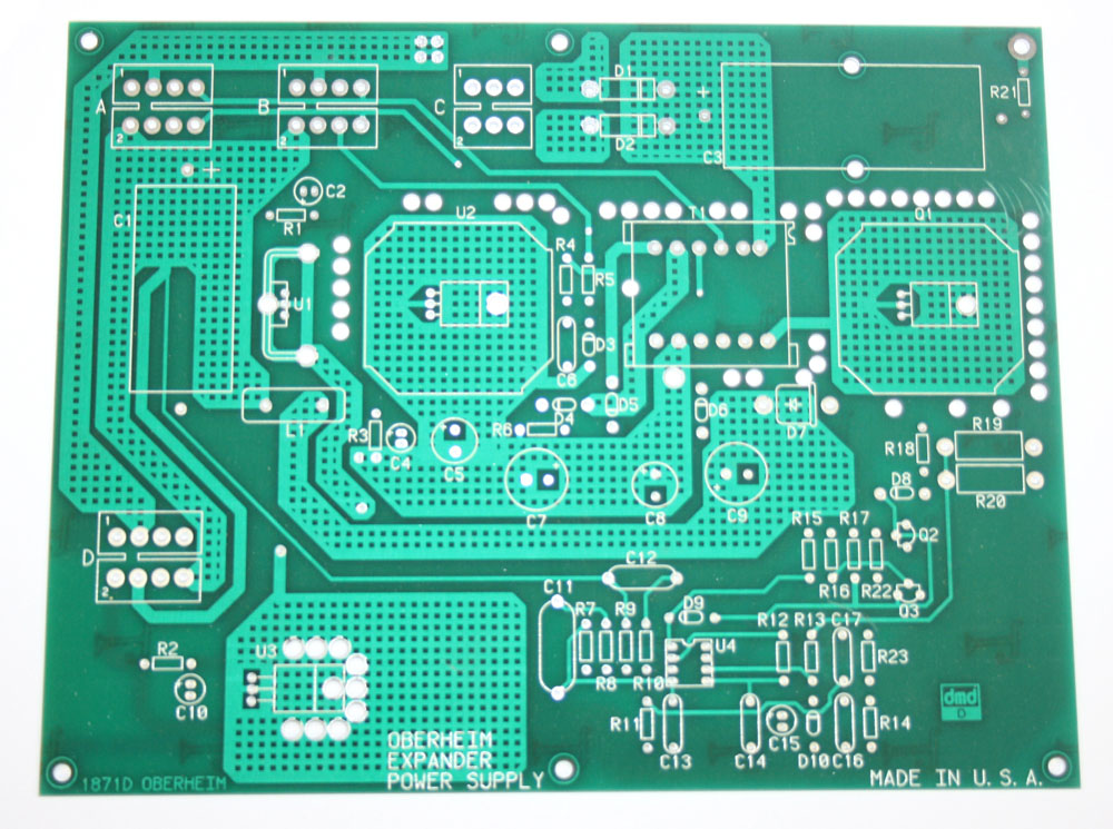 Power supply circuit board, Oberheim