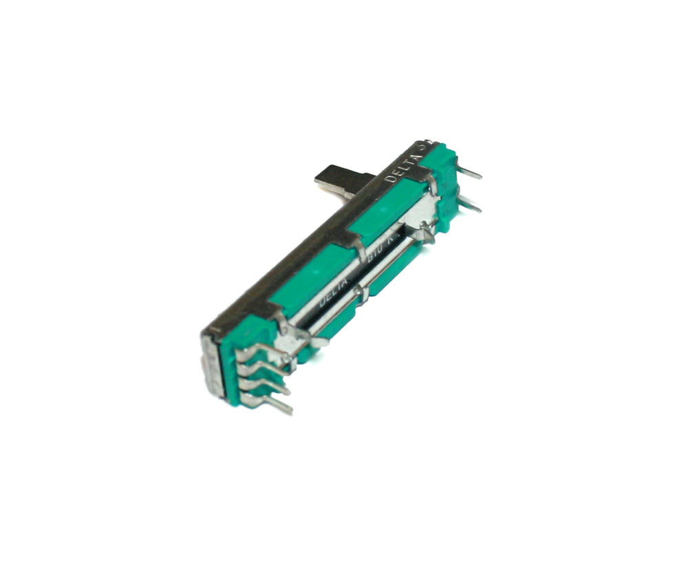 Slide potentiometer, 10KBx2, 30mm