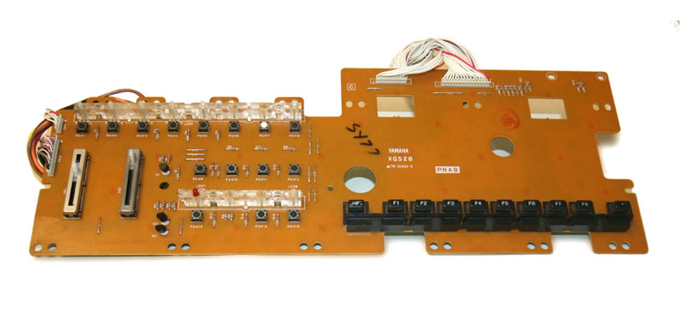Panel board, left, Yamaha SY77