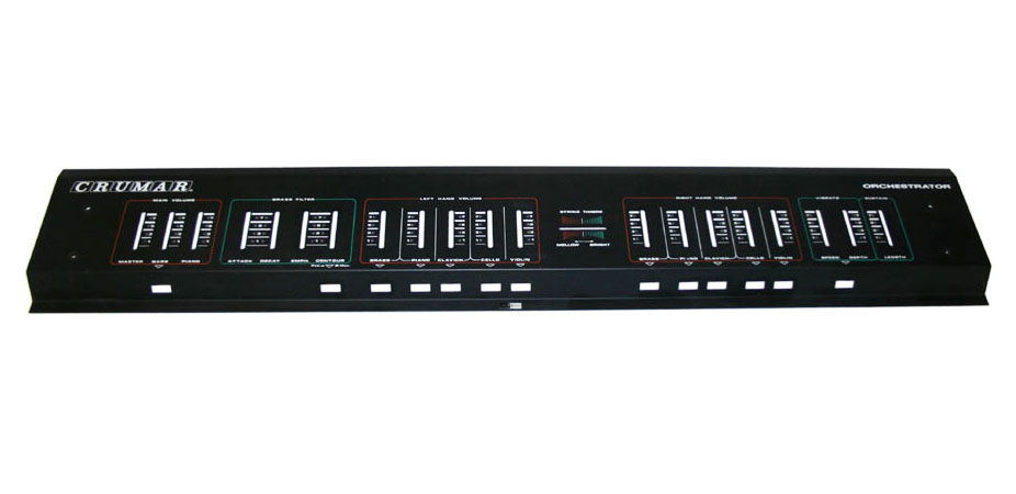 Top panel, Crumar Orchestrator