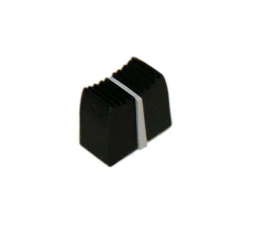 Slider knob, white indicator, GEM