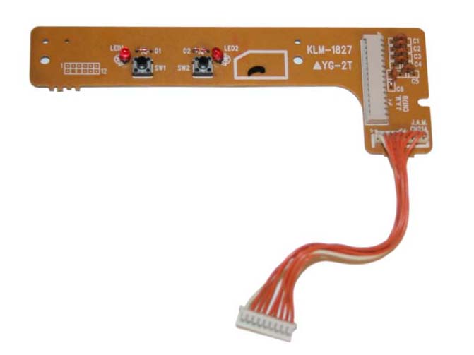 SW1, SW2 circuit board, Korg