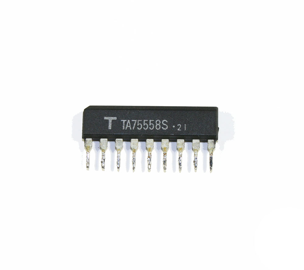 IC, TA75558S dual op amp