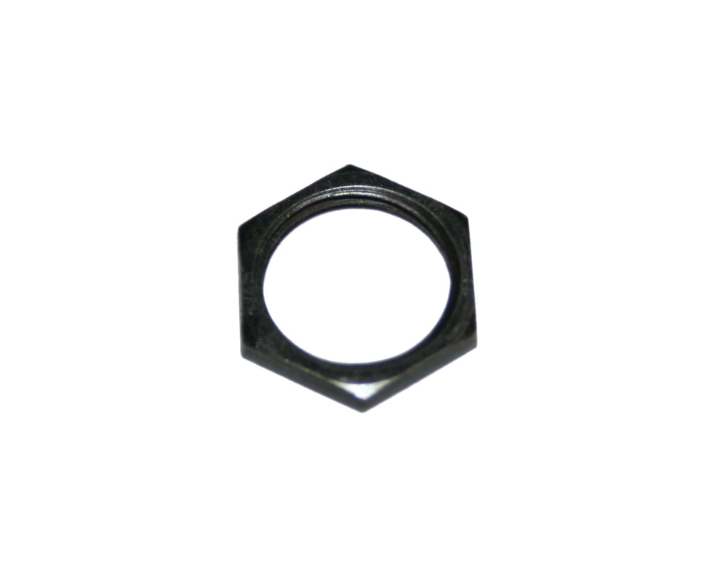 Nut, black, for 1/4-inch phone jack
