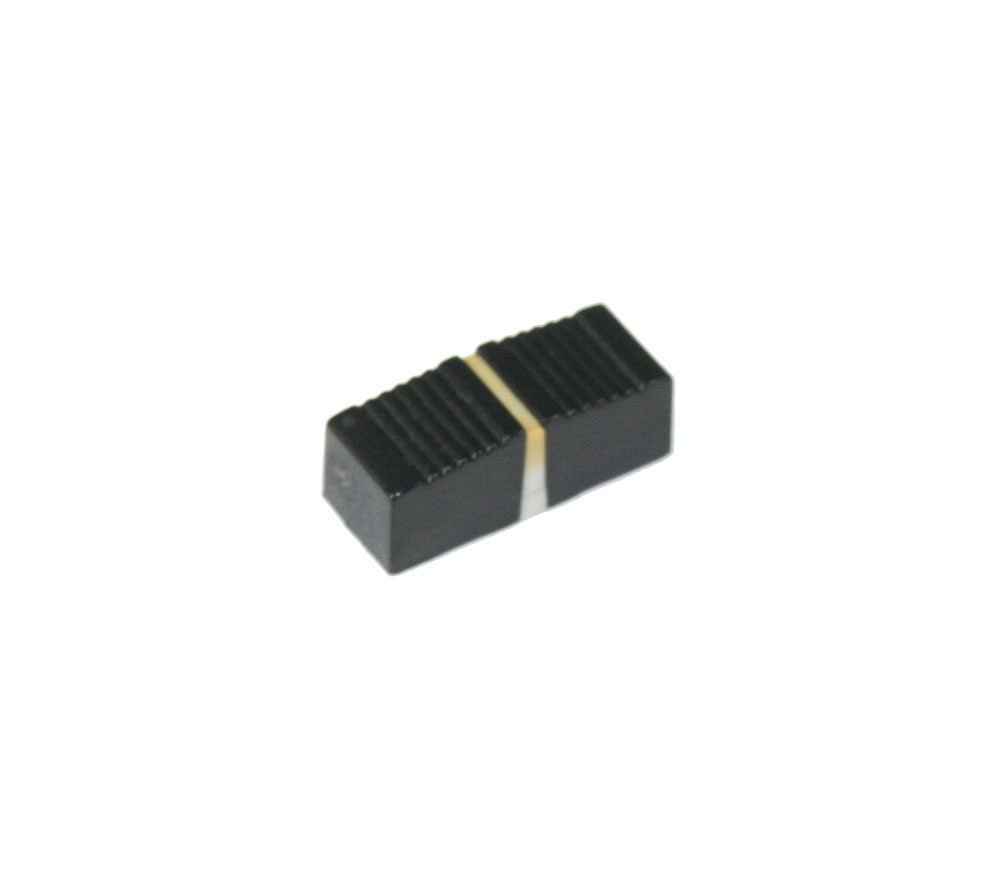 Slider knob, white indicator, Yamaha