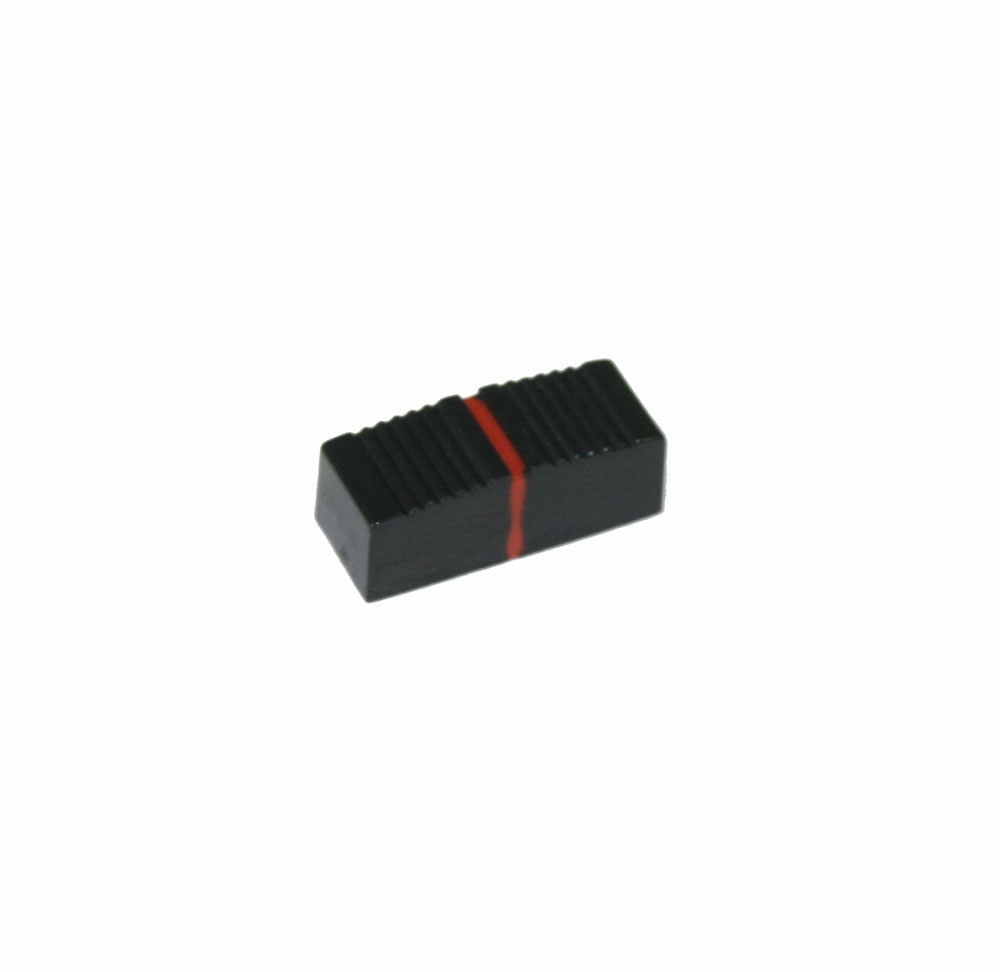 Slider knob, red indicator, Yamaha