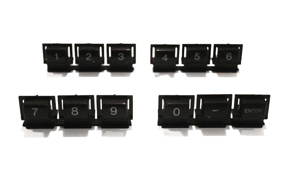 Button set, numeric keypad, Yamaha