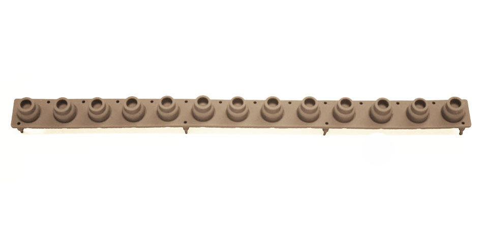Contact strip, 13-note, Casio