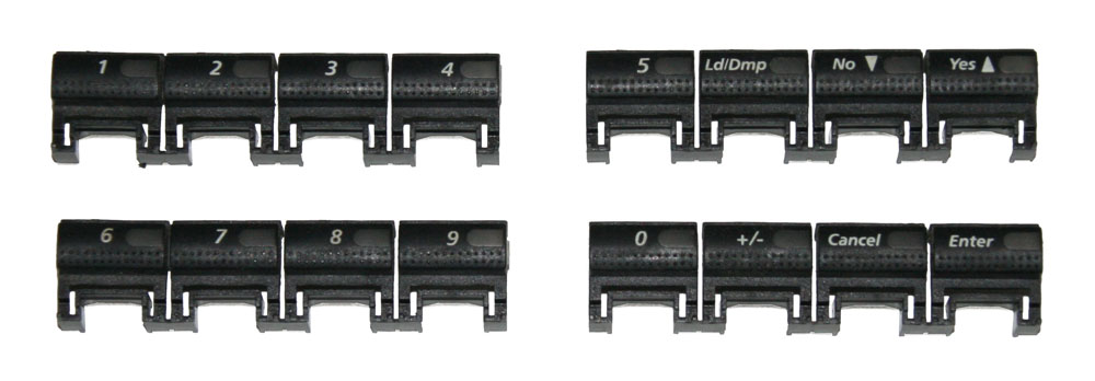 Button set, numbers, Kurzweil