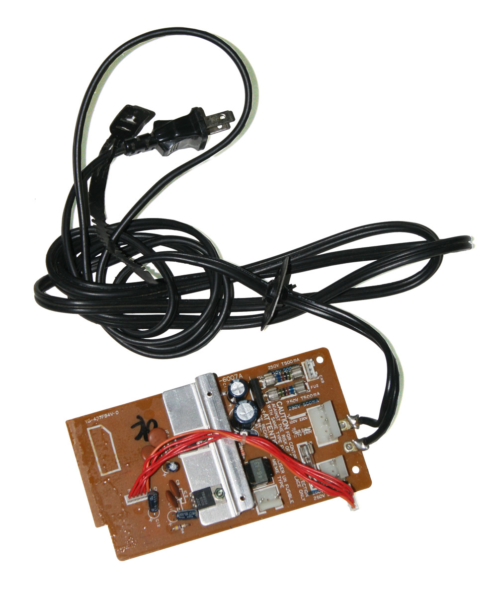 Power inlet board assembly, Korg