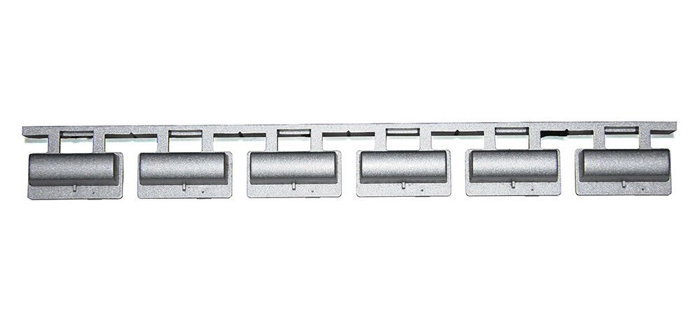 Button set, 6 silver buttons, Yamaha