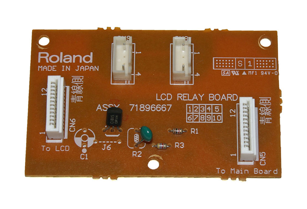 LCD relay board, Roland — Part #7623 | Syntaur