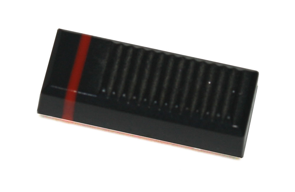 Slider knob, red indicator, Casio