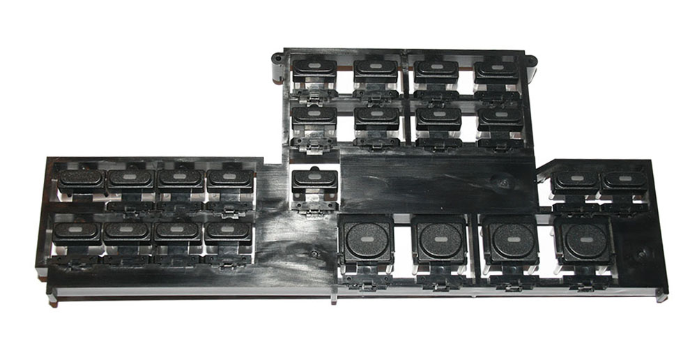Button assembly, left, Korg