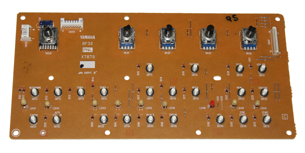 Panel board, left, Yamaha