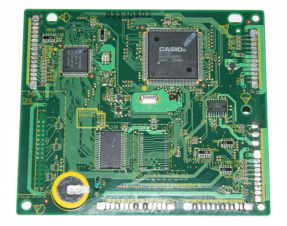 Main board, Casio WK-1600/1630