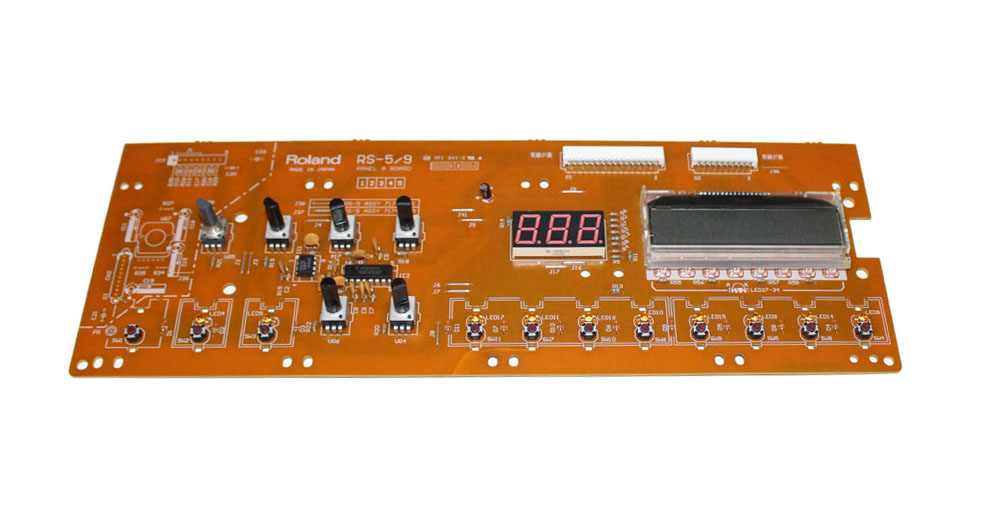 Panel A/display board, Roland RS-9