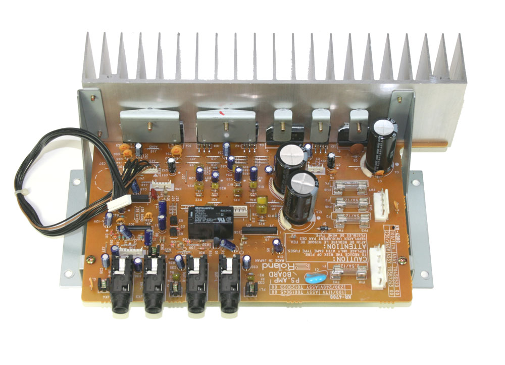 Power supply/amp board, Roland