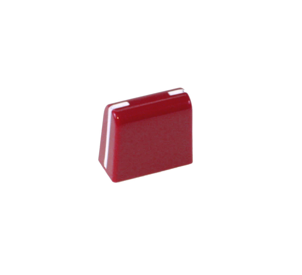 Slider knob, red, Yamaha