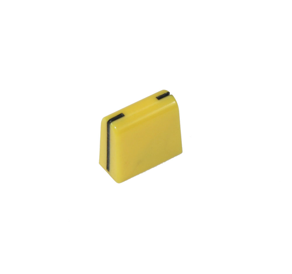 Slider knob, yellow, Yamaha