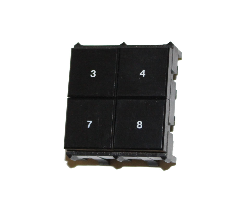 Button set, 4 buttons, 3/4/7/8, Roland