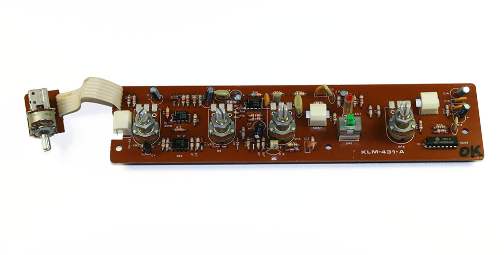 Panel board (KLM-431), right, Korg EPS-1