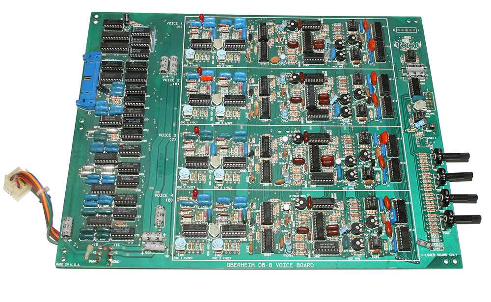 Voice board, upper, Oberheim OB-8