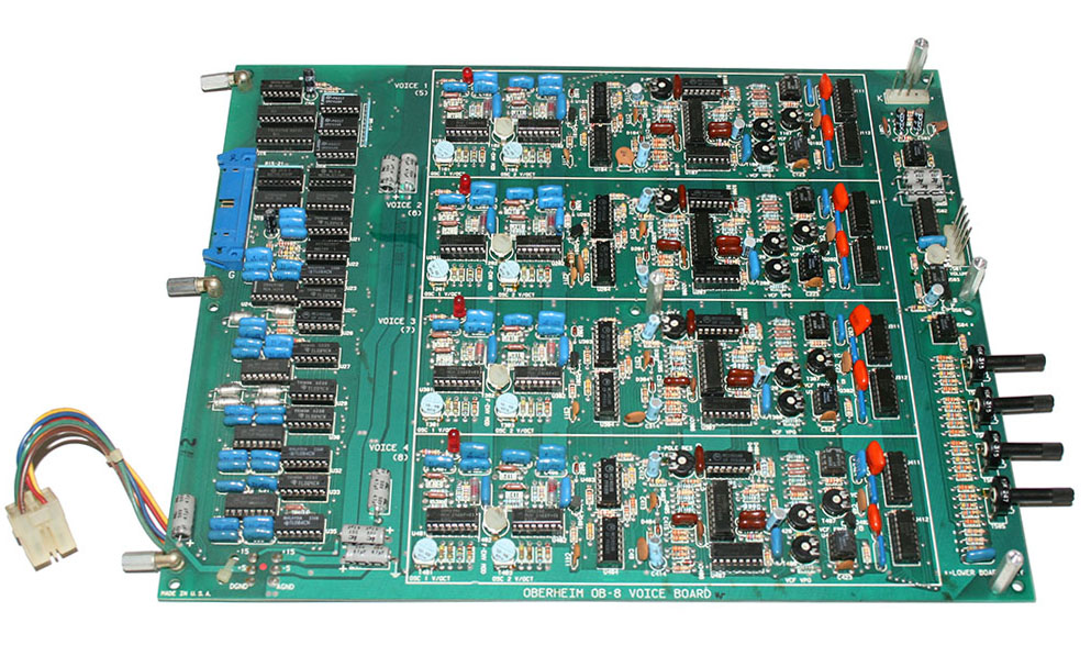 Voice board, lower, Oberheim OB-8